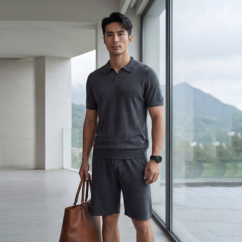 Spring And Summer High-End Men - Men'S Fashion Polo Shirt 评论和价格