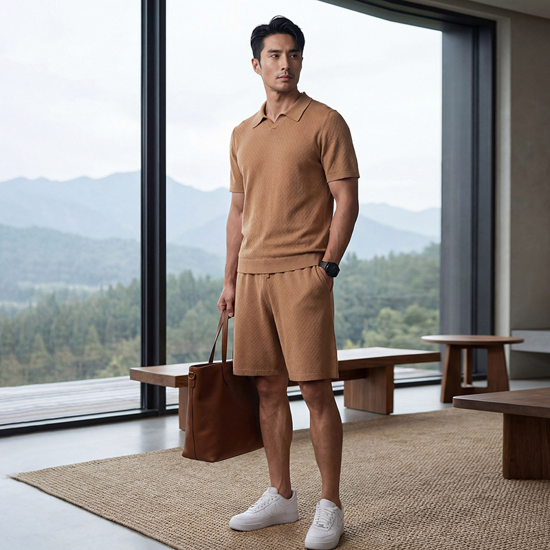 Spring And Summer High-End Men - Men'S Fashion Polo Shirt 评论和价格