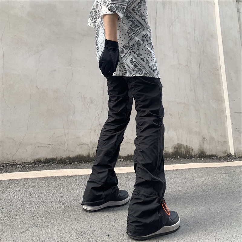 Unisex High Street Flared Trou - Men'S Fashion Trousers 评论和价格