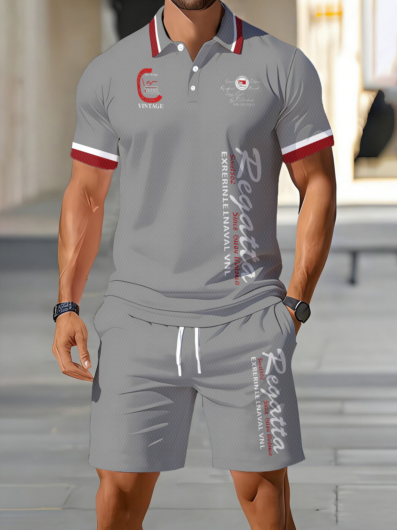 2026 Summer American Men's Pol - Men'S Fashion Polo Shirt 评论和价格
