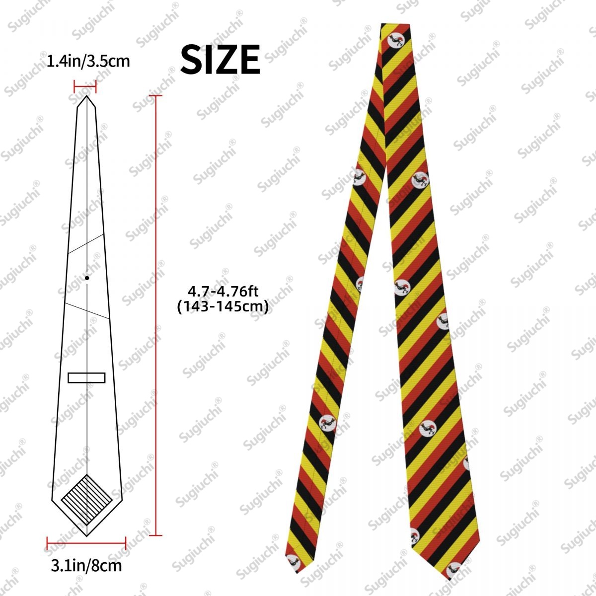 2026 Uganda Flag Wedding Party - Men Fashion Uganda 评论和价格