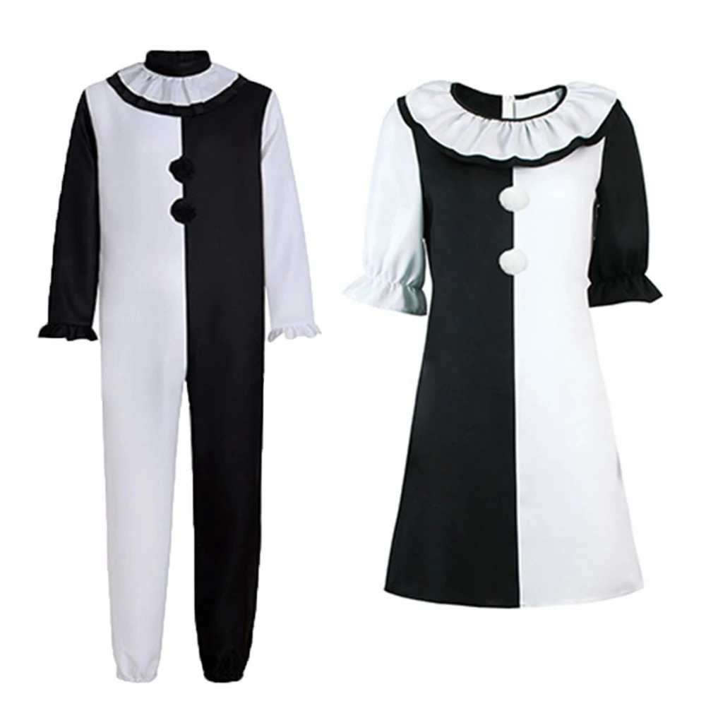 Terrifier Art Clown Joker Cosp - Mens Fashion Jumpsuit 评论和价格