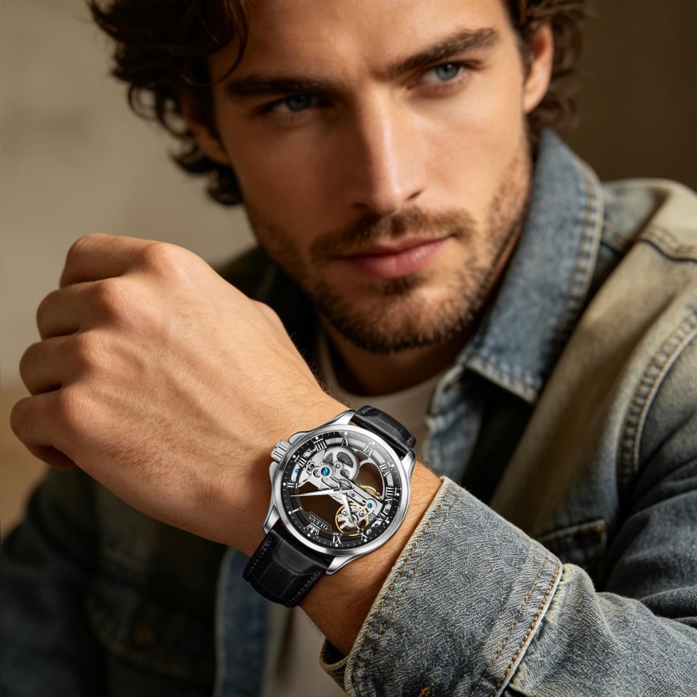 Automatic Skeleton Watch for M - Mens Fashion Style Images 评论和价格
