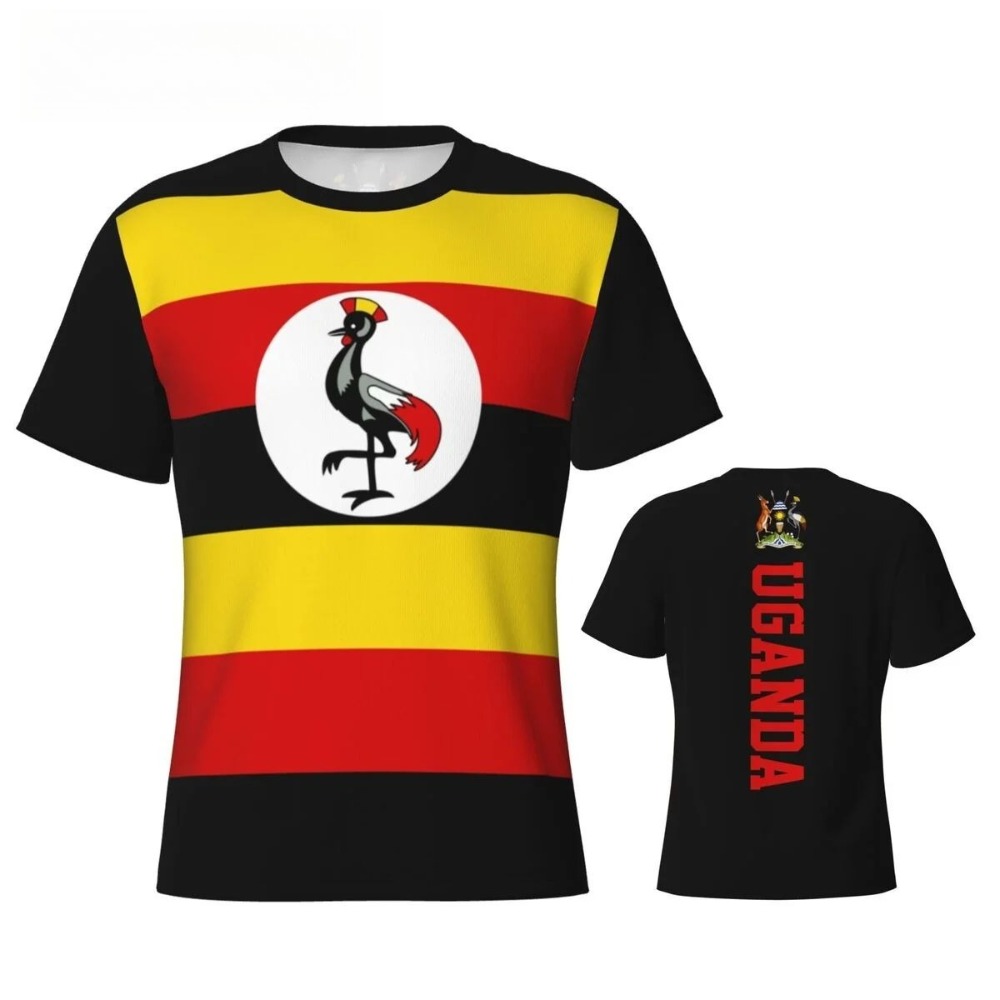 Uganda Flag Crane Emblem Print - Men Fashion Uganda 评论和价格