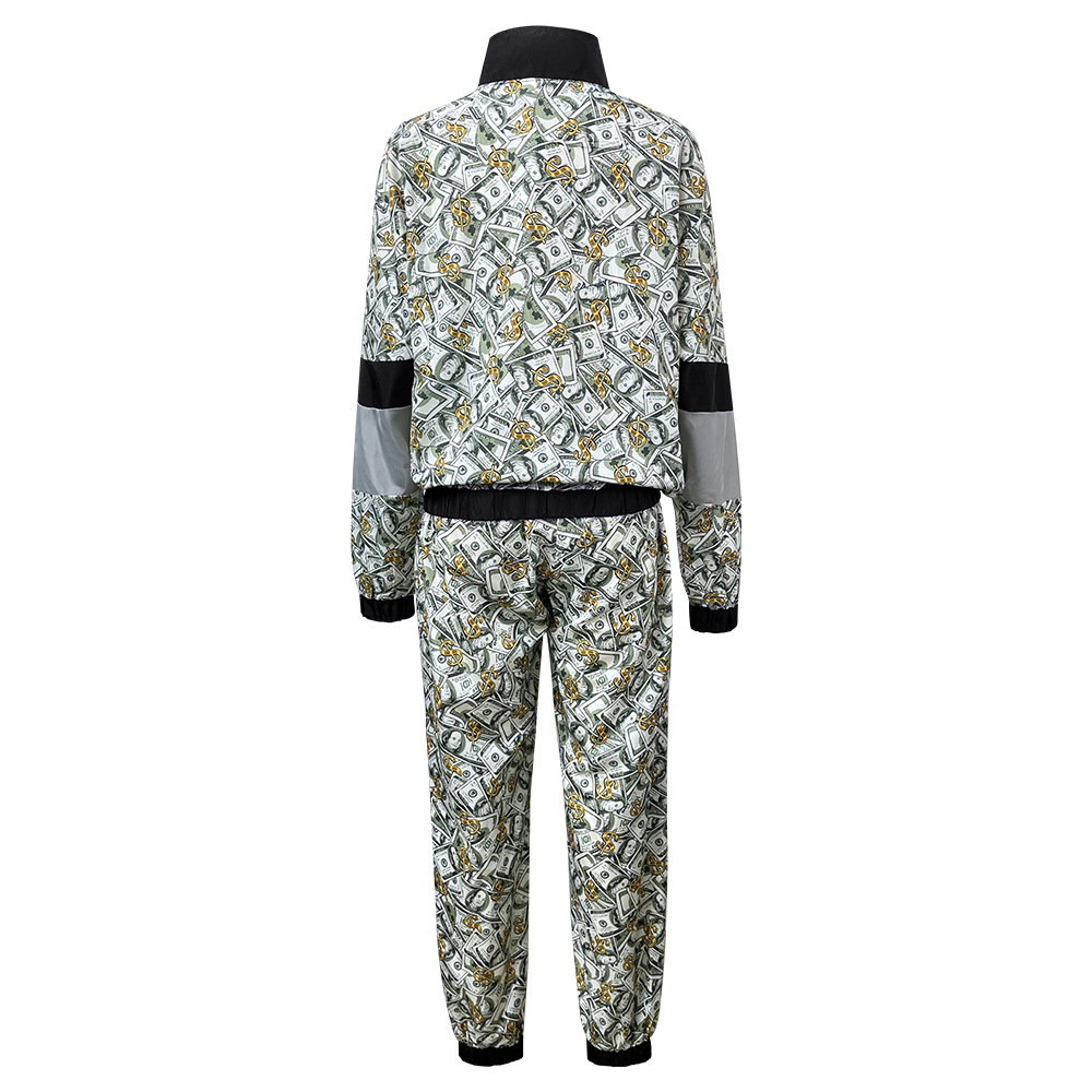 2pcs Set Fashion Printing Disc - Men'S Fashion Trousers 评论和价格