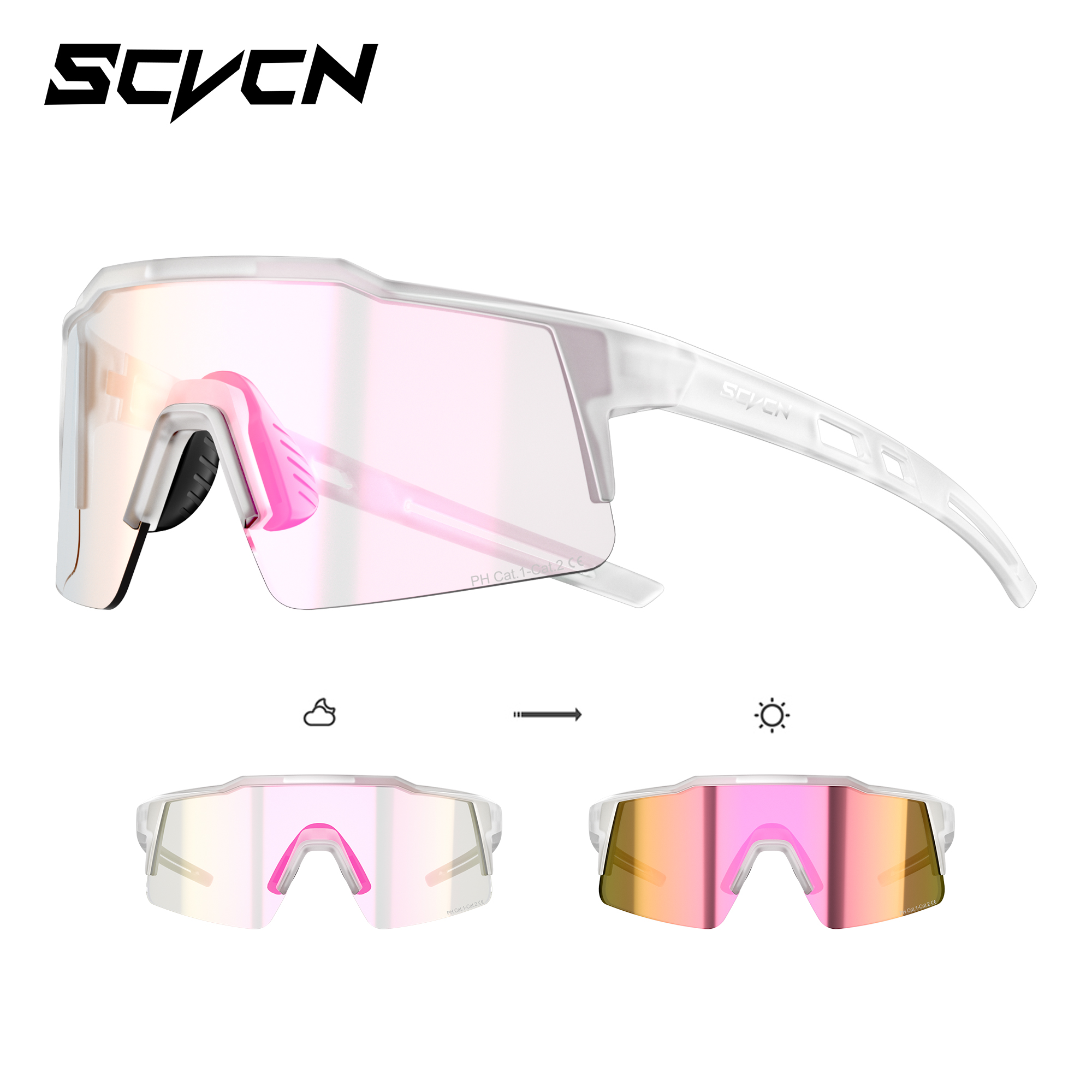 SCVCN 2026 New Cycling Sunglas - Men'S Fashion Glasses 2026 评论和价格