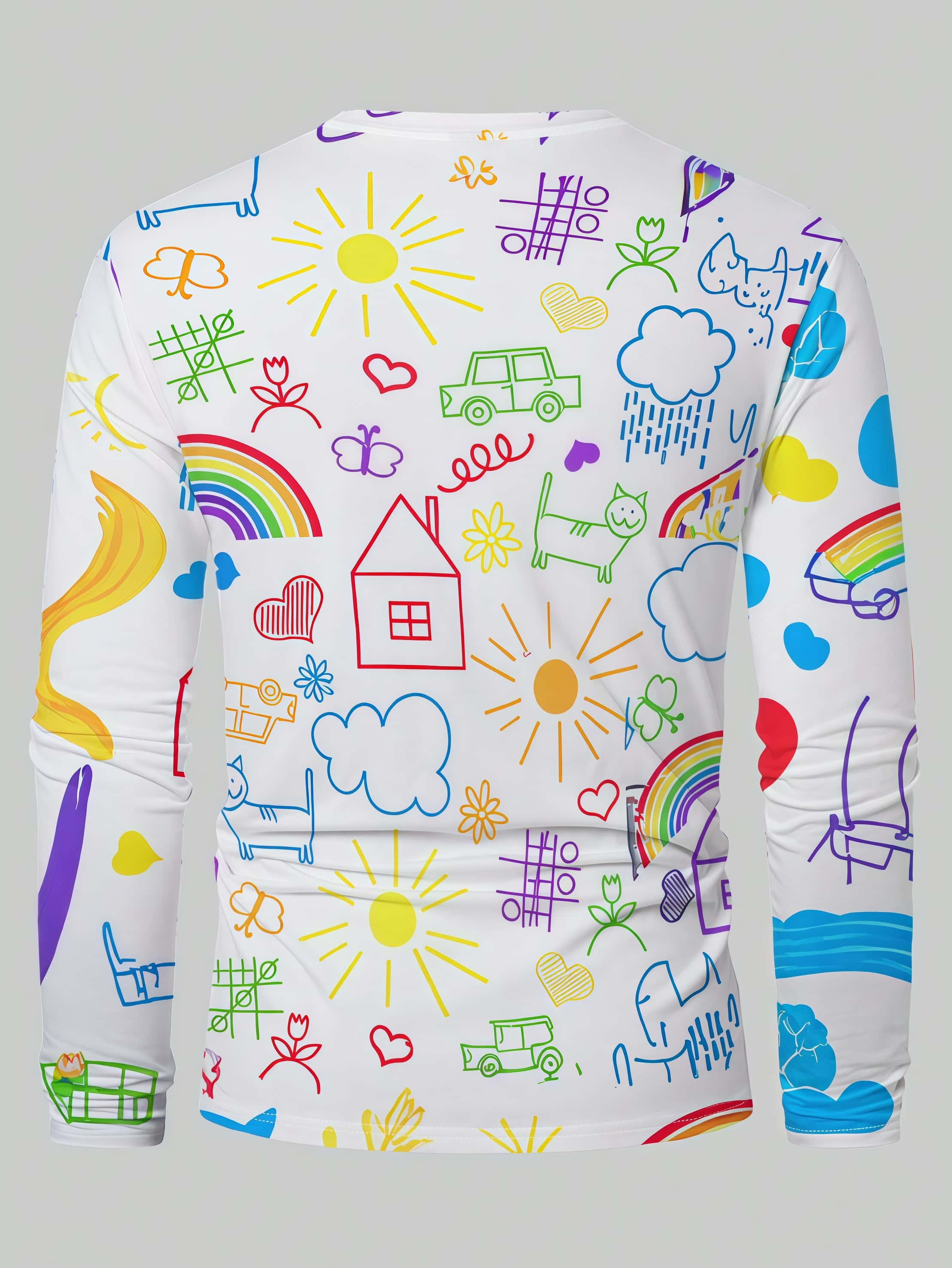 2026 New Dopamine Color Graffi - Mens Fashion Trends 2026 评论和价格