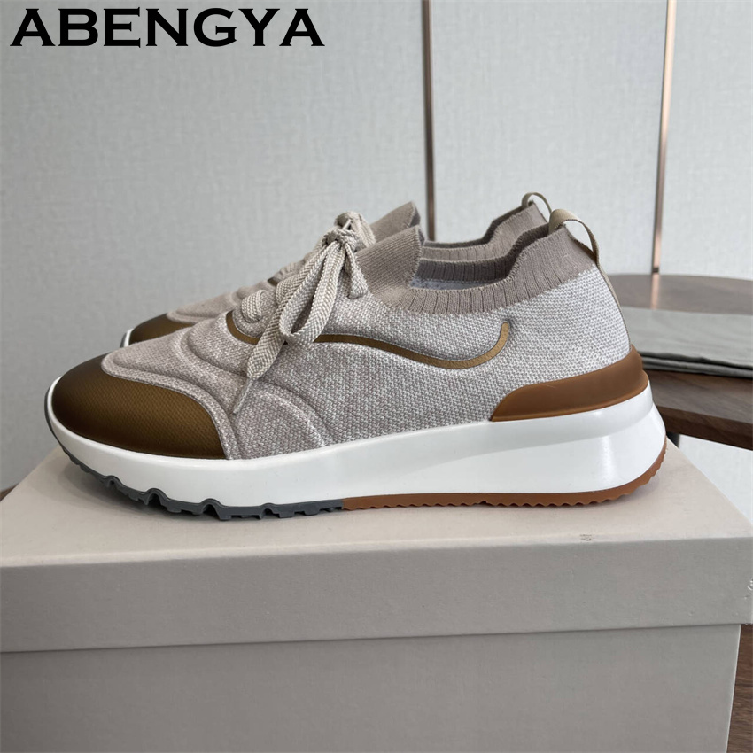 Men New Multicolour Knitted lo - Mens Fashion Trainers 评论和价格