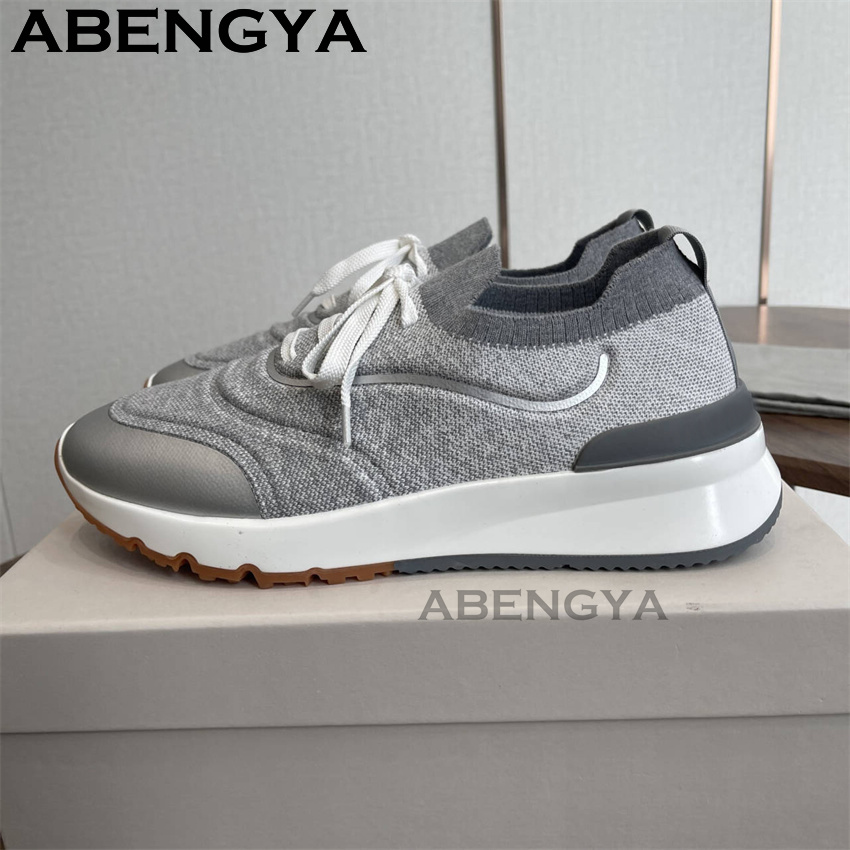 Men New Multicolour Knitted lo - Mens Fashion Trainers 评论和价格
