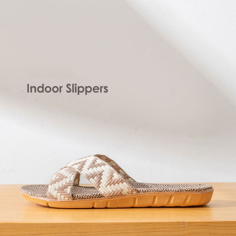 Fashion Ethnic Style Linen Cro - Mens Fashion Sandals 评论和价格